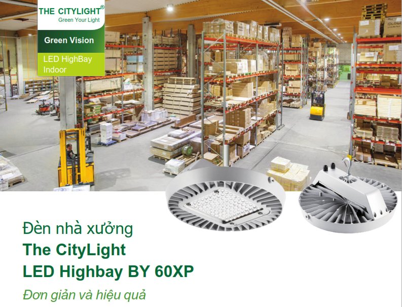 Đèn Highbay LED chiếu sáng nhà xưởng The CityLight CTL BY601P 90W