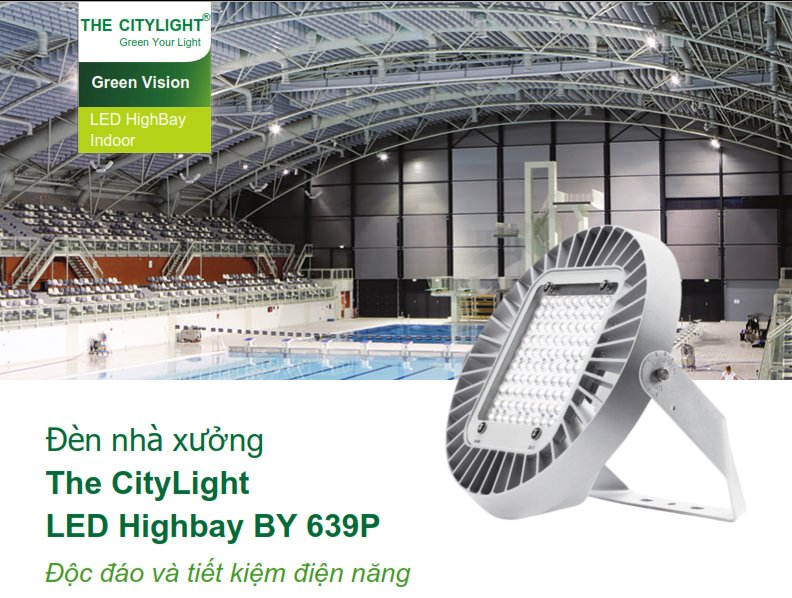 Đèn Highbay LED chiếu sáng nhà xưởng The CityLight CTL BY639P 30W