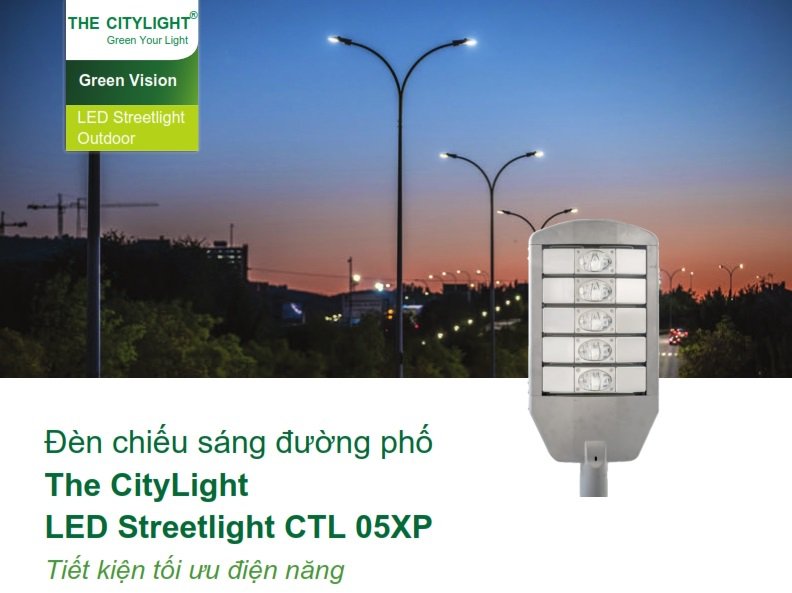 Đèn Led chiếu sáng đường phố The CityLight Street Lighting CTL052P 2M 50W