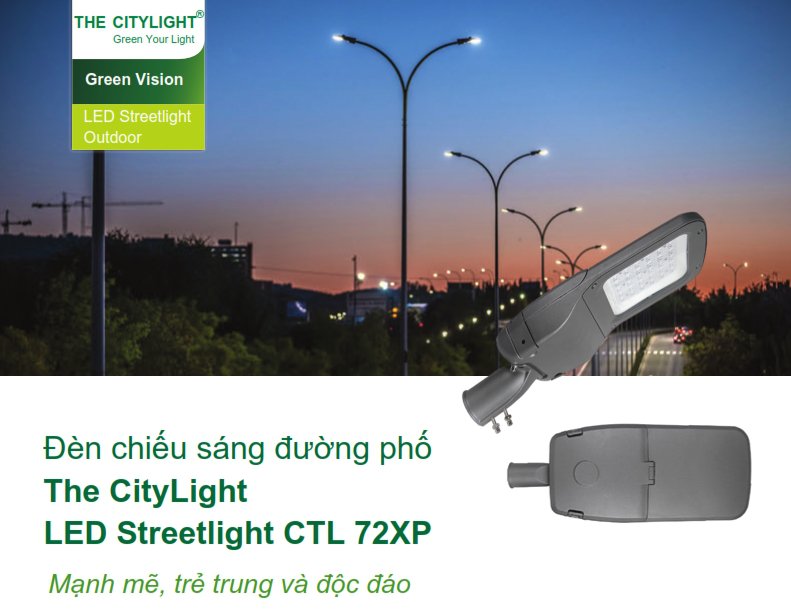 Đèn Led chiếu sáng đường phố The CityLight Street Lighting CTL721P 90W