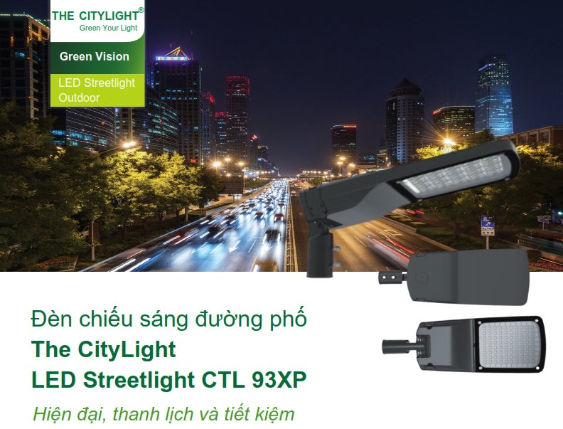Đèn Led chiếu sáng đường phố The CityLight Street Lighting CTL931P 30W