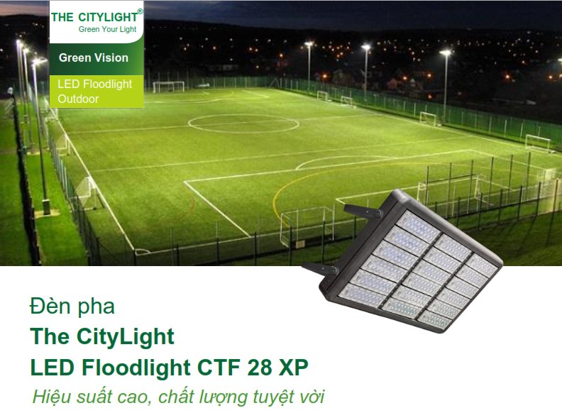 Đèn pha LED The CityLight Floodlight CTF282P